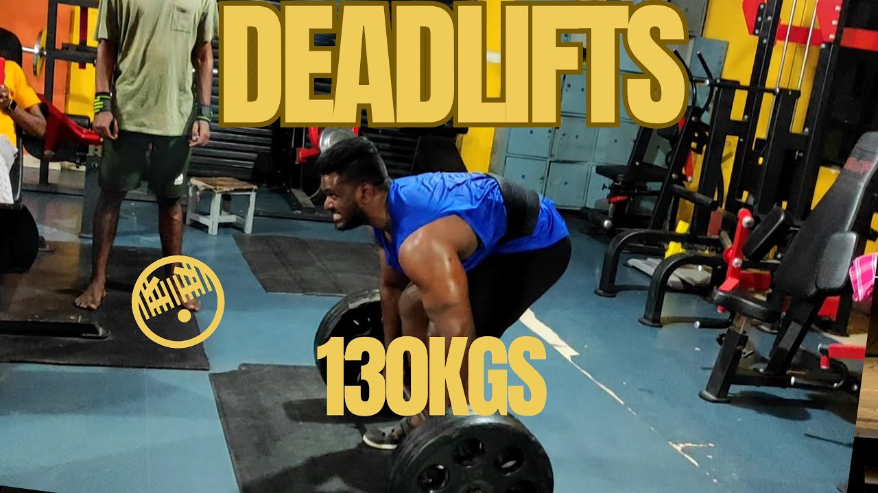 😳 | DEADLIFTS 130Kgs | 😥 #deadlift #bodybuilding