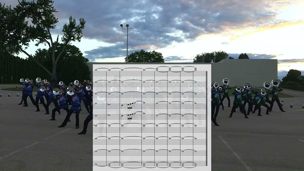 Blue Stars 2024 Brass Feature Transcription