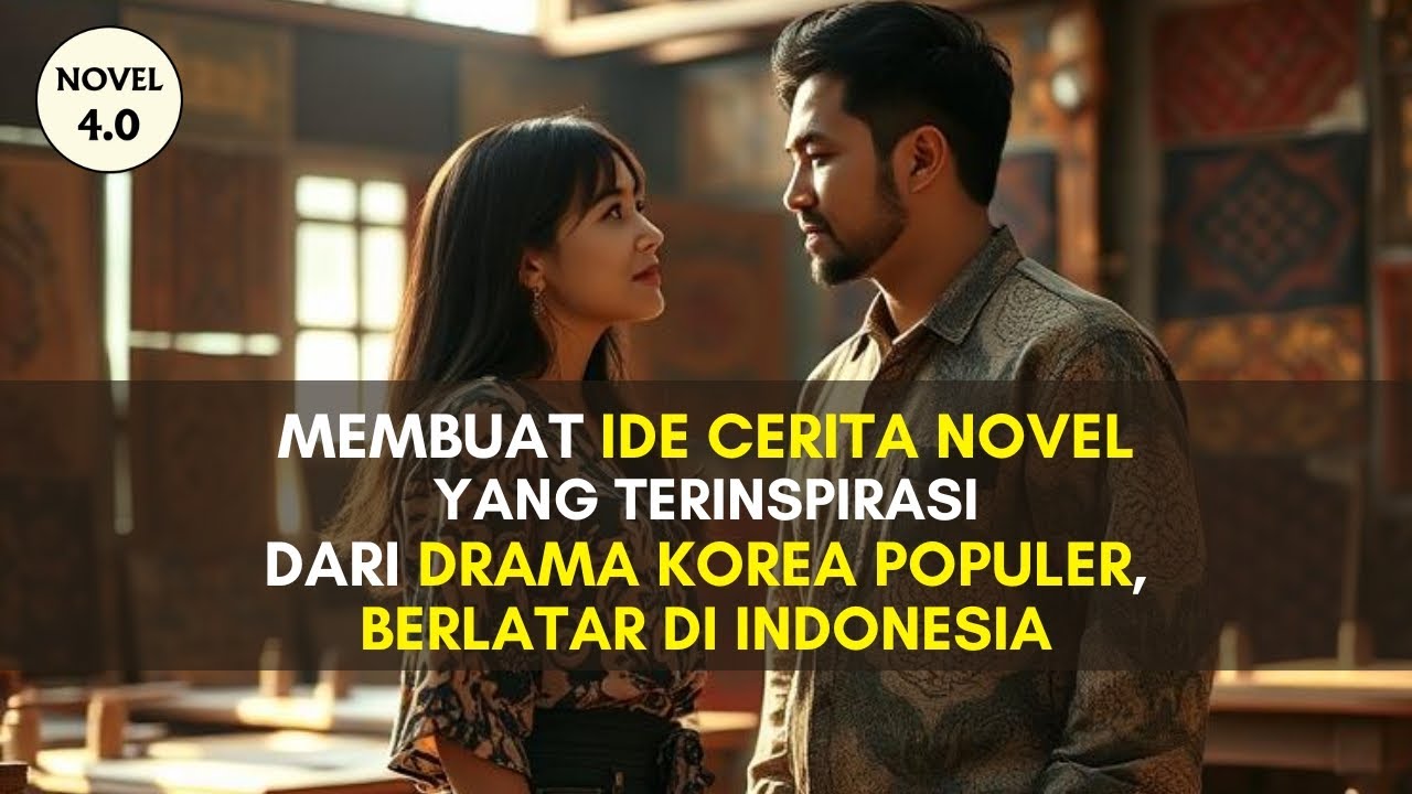 Membuat Ide Novel dari Drama Korea - Novel 4.0! #NovelAI #fyp #bikinnovel