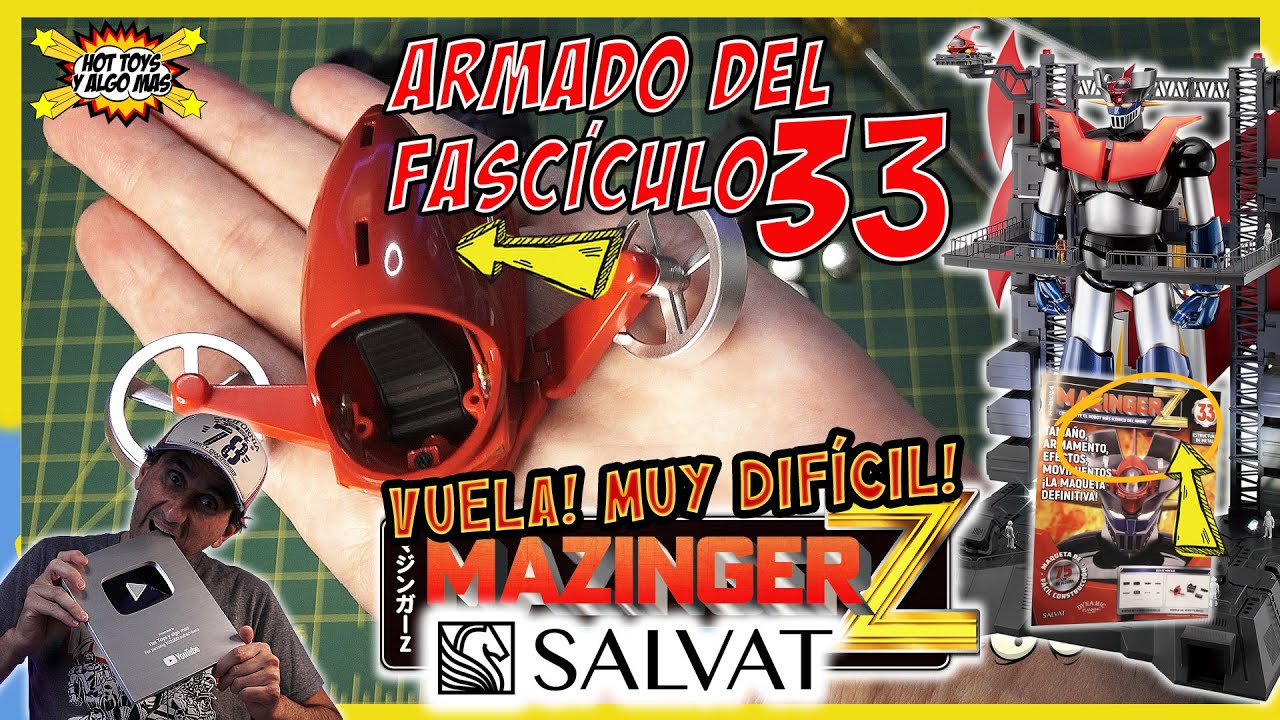 ⭕️ MAZINGER Z Salvat Fascículo 33 - FUNCIONA EL PILDER! no lo armes sin ver! ⭕️ #mazingerz