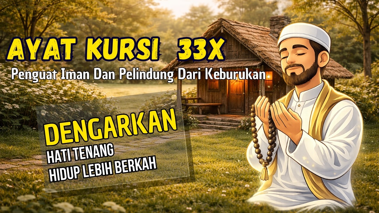 Dengarkan Ayat Kursi 33x – Hati Tenang, Hidup Lebih Berkah