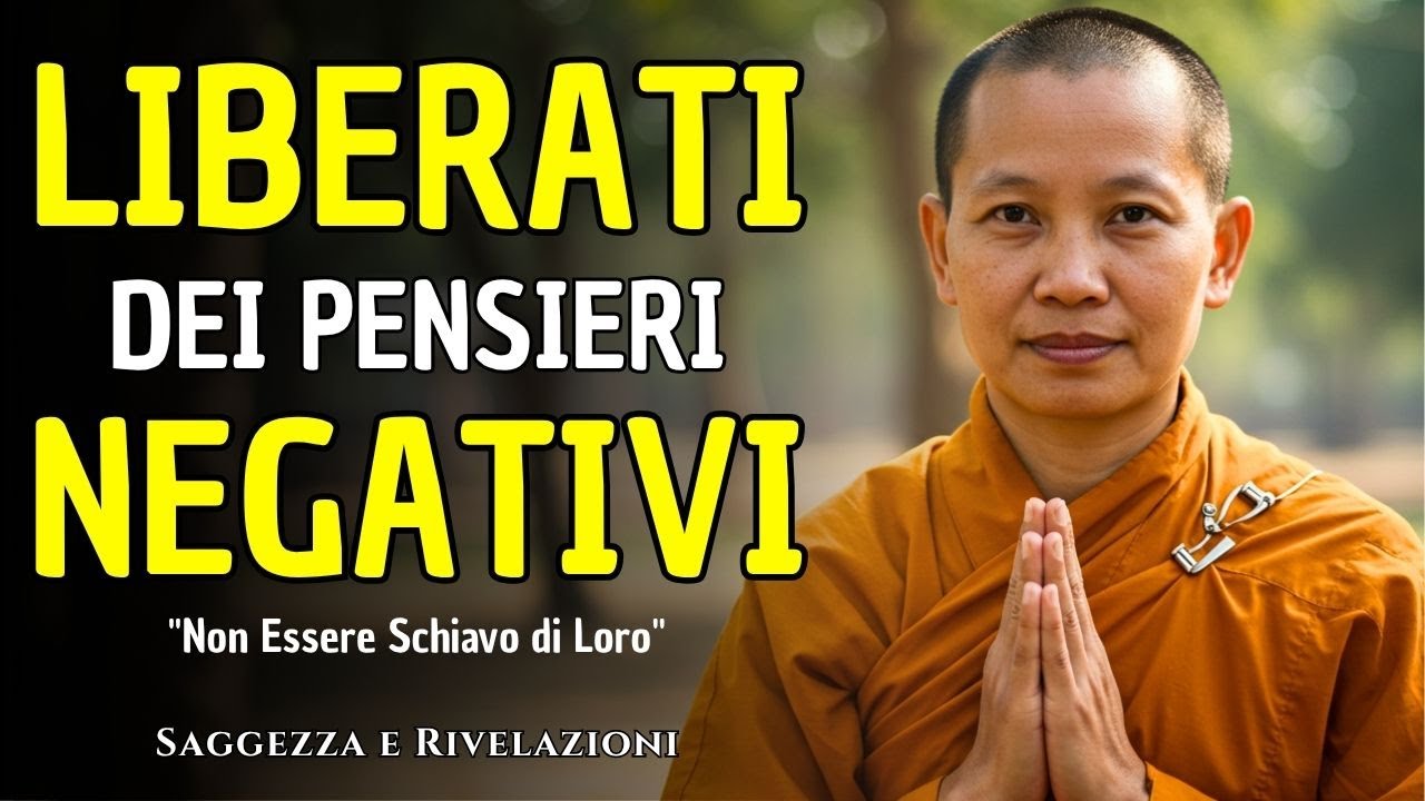 ALLONTANA I PENSIERI NEGATIVI Che Rubano La Tua Pace e Tranquillità | Saggezza Buddista