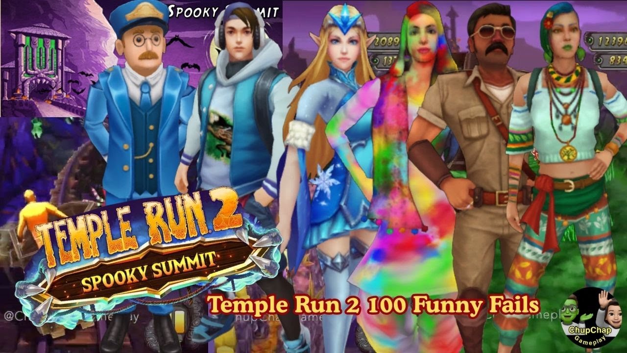 Temple Run 2 Spooky Summit 100 Funny Fails Temple Run 2 100 Funny Fails Spooky Summit Map Gameplay