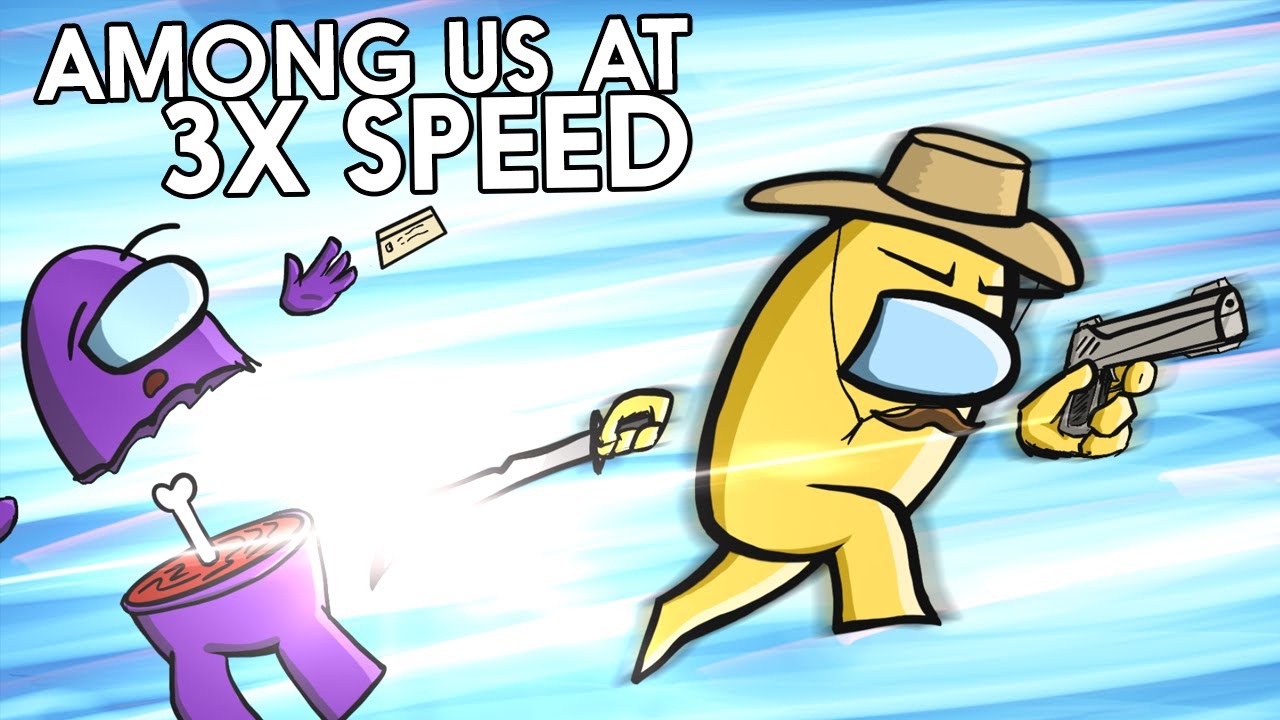 playing among us at 3x speed