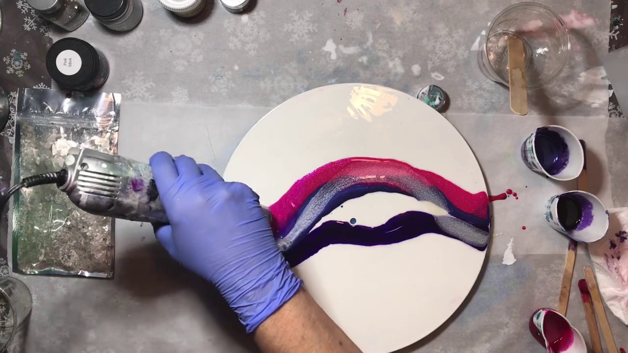 Vinyl Record made into a Resin Covered Clock Part 1 (167)