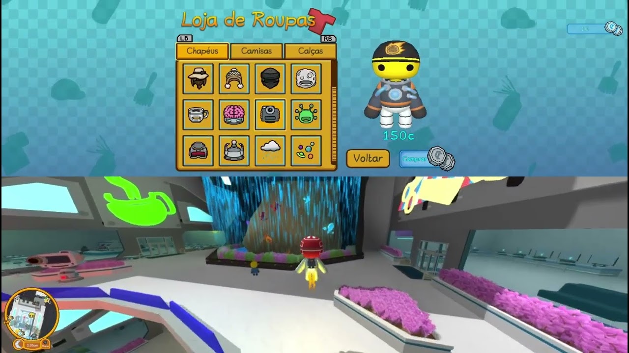 gameplay de wobbly life fui ao espaço
