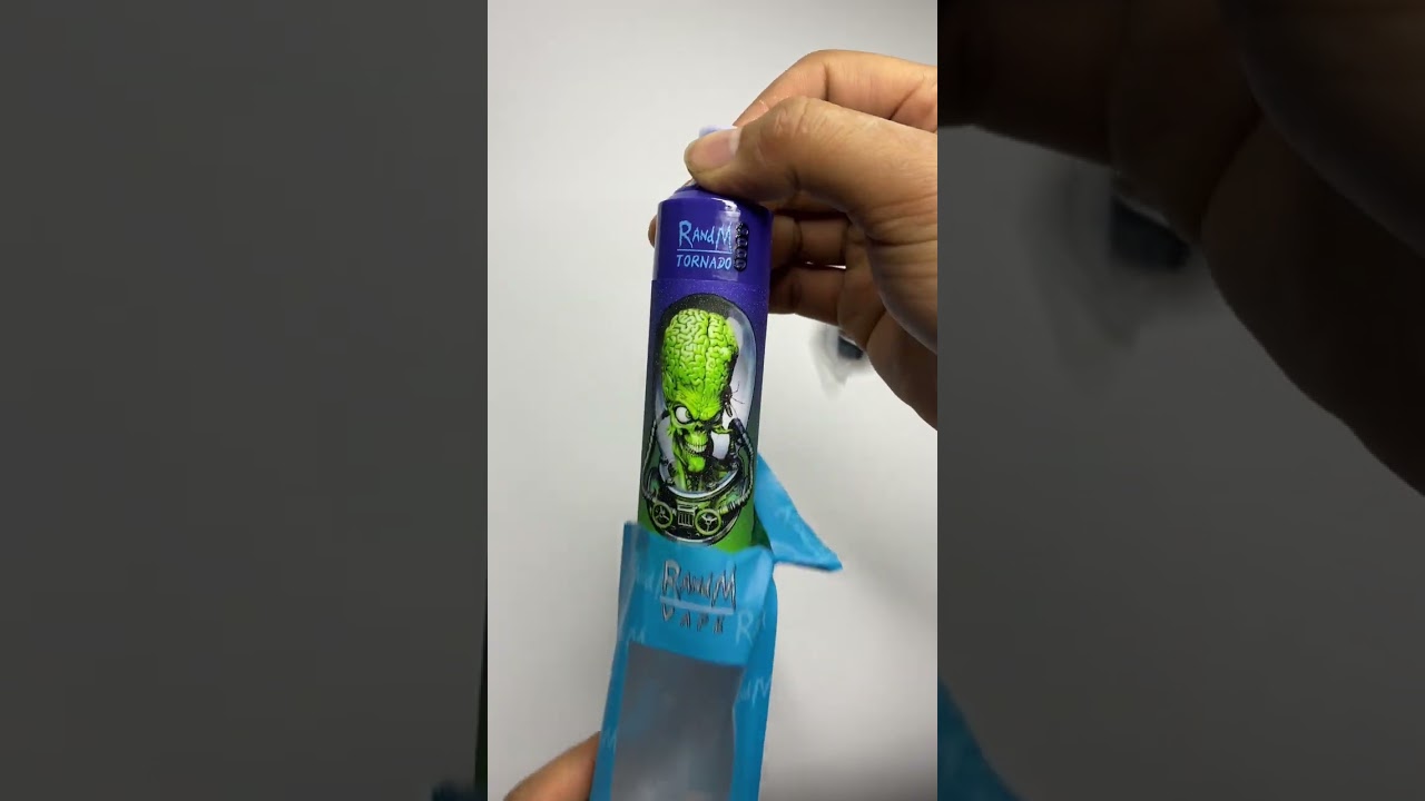 unboxing random tornado 9000 puffs #asmr  #shorts