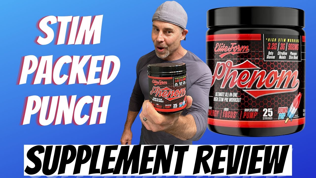 Elite Form Nutrition PHENOM Pre Workout Review - GET READY FOR THIS!