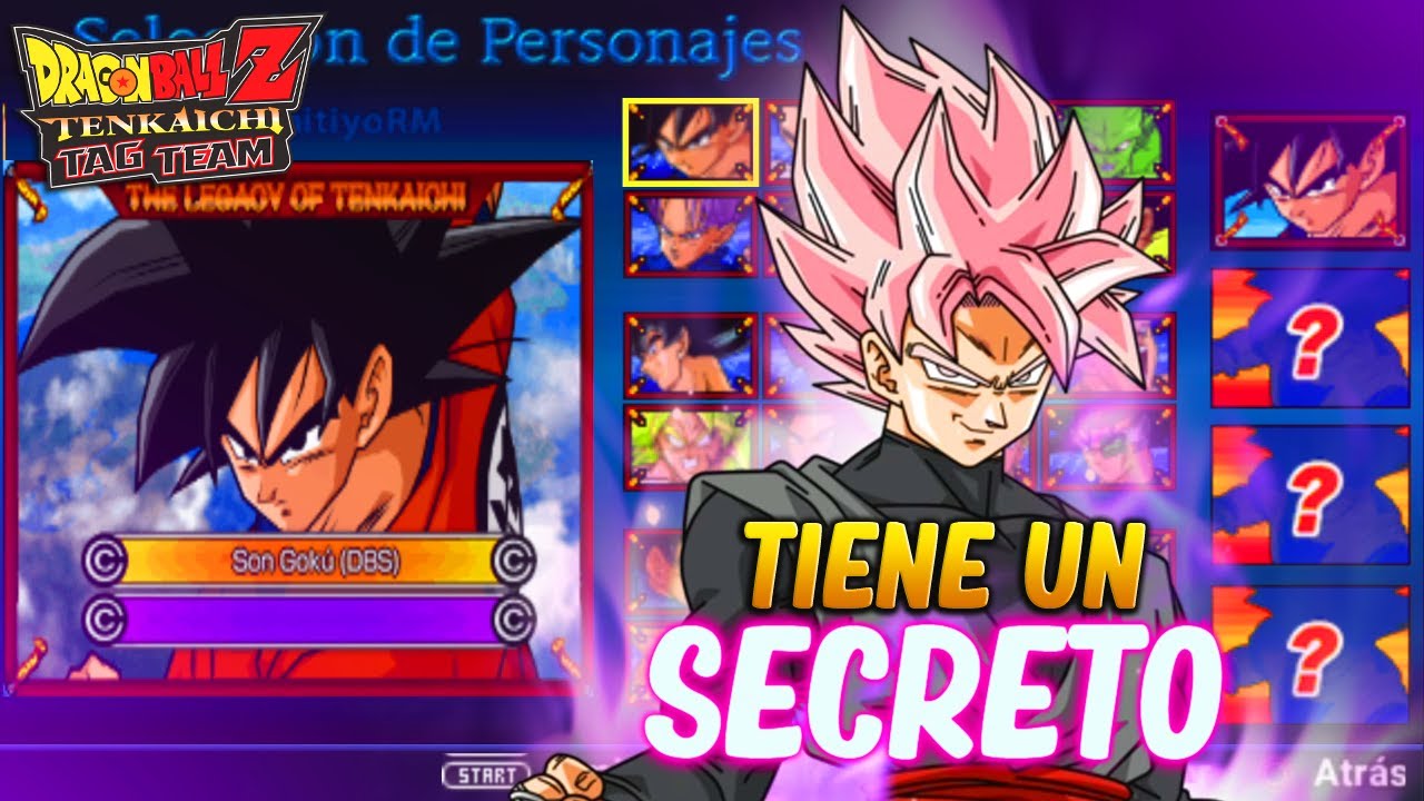 🤫 ¿TE CUENTO UN SECRETO DE ESTA ISO? | Dragon Ball Z Tenkaichi Tag Team | DBZ TTT MOD