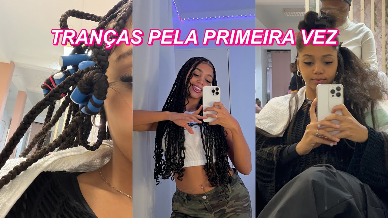 COLOCANDO TRANÇAS PELA PRIMEIRA VEZ