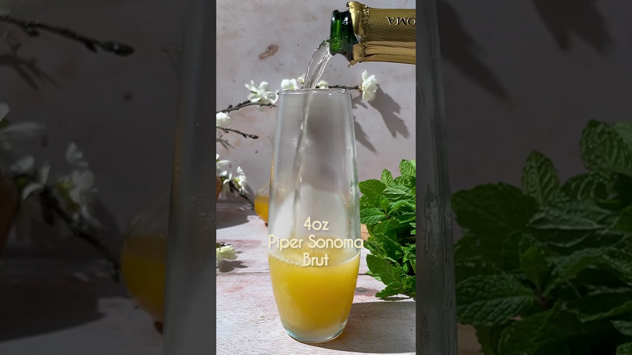 Piper Sonoma Orchard Bellini - classic cocktail recipe