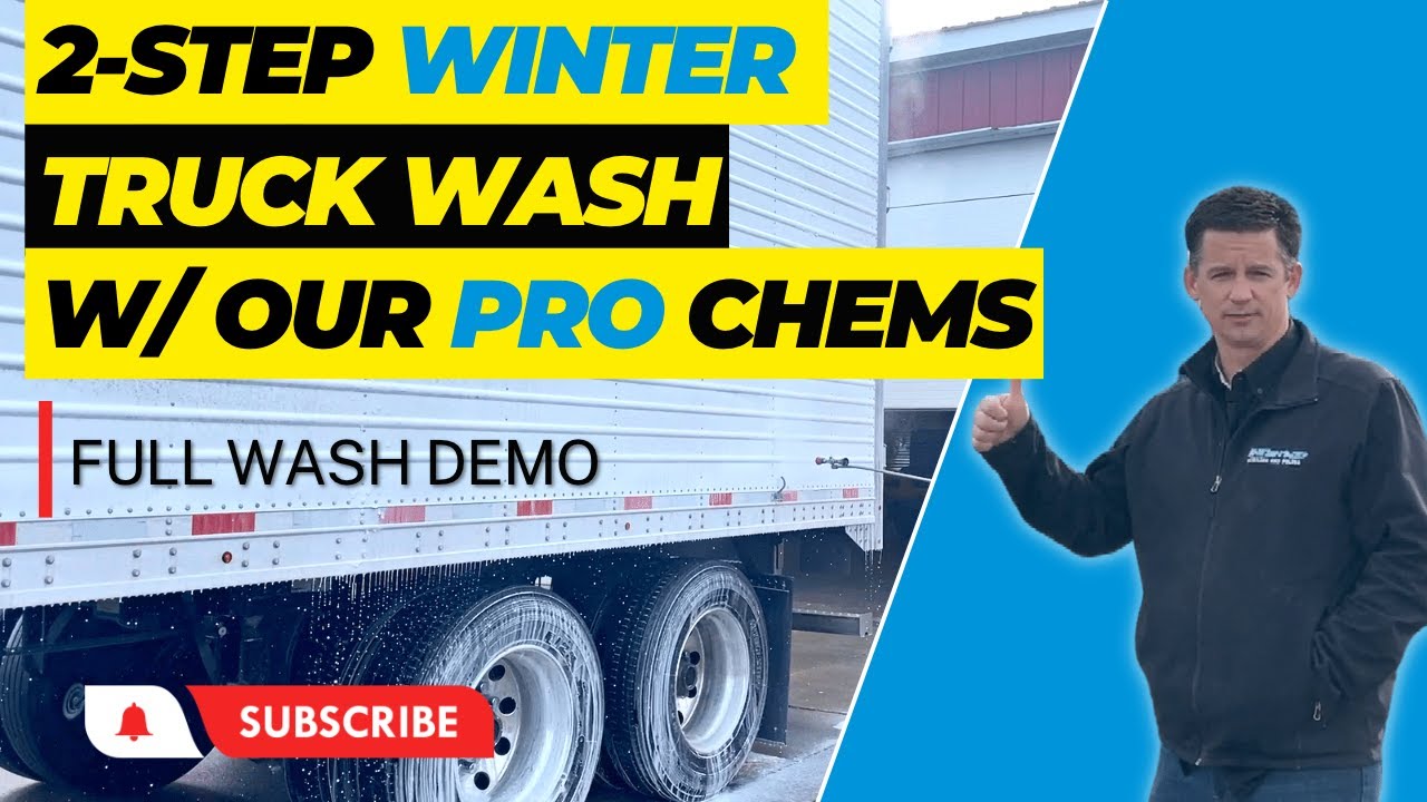 Touchless PRO Chemicals: 2-Step Winter Truck Wash (Full Video) #truckwashing #cleaning #detailing
