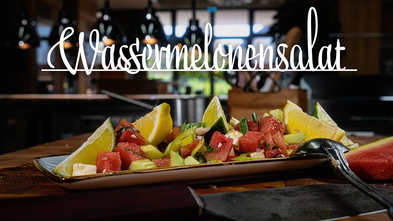 Sommerlicher Wassermelonensalat – Kochen im Tal
