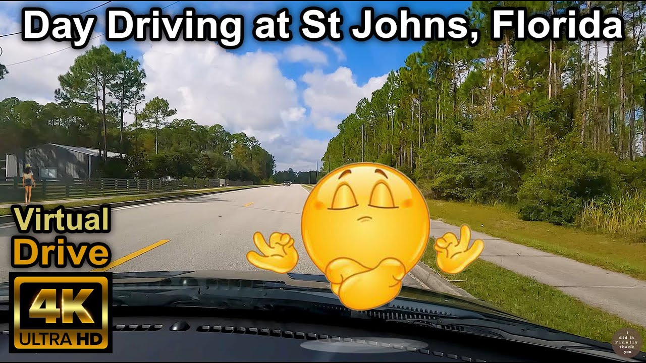 4K Virtual Drive Tour | St Johns Florida Day time Driving | GoPro Hero 11 Test