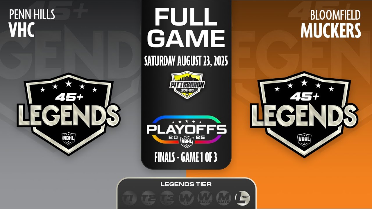 NBHL Pittsburgh Legends Tier Finals: Bloomfield Muckers vs. Penn Hills VHC Game 1 (08/23/2025)