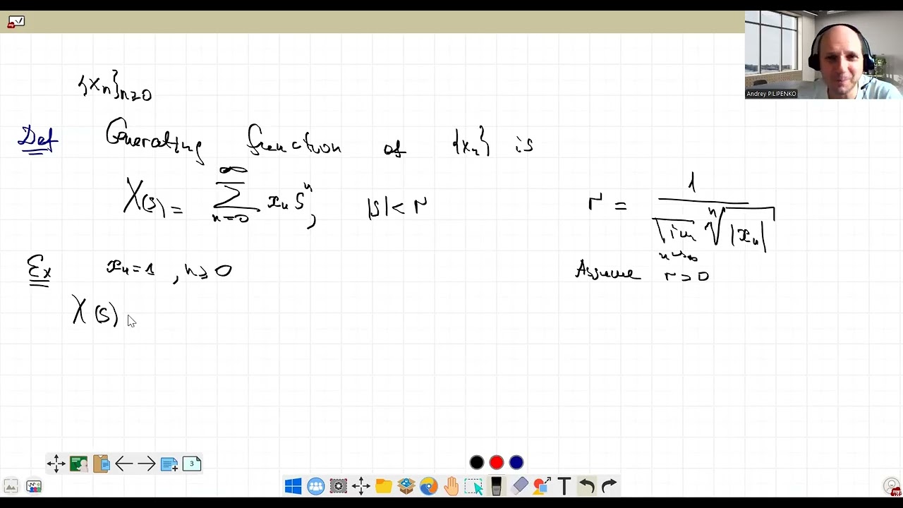 Lecture 2.  Generating functions I. Pilipenko A. Yu.