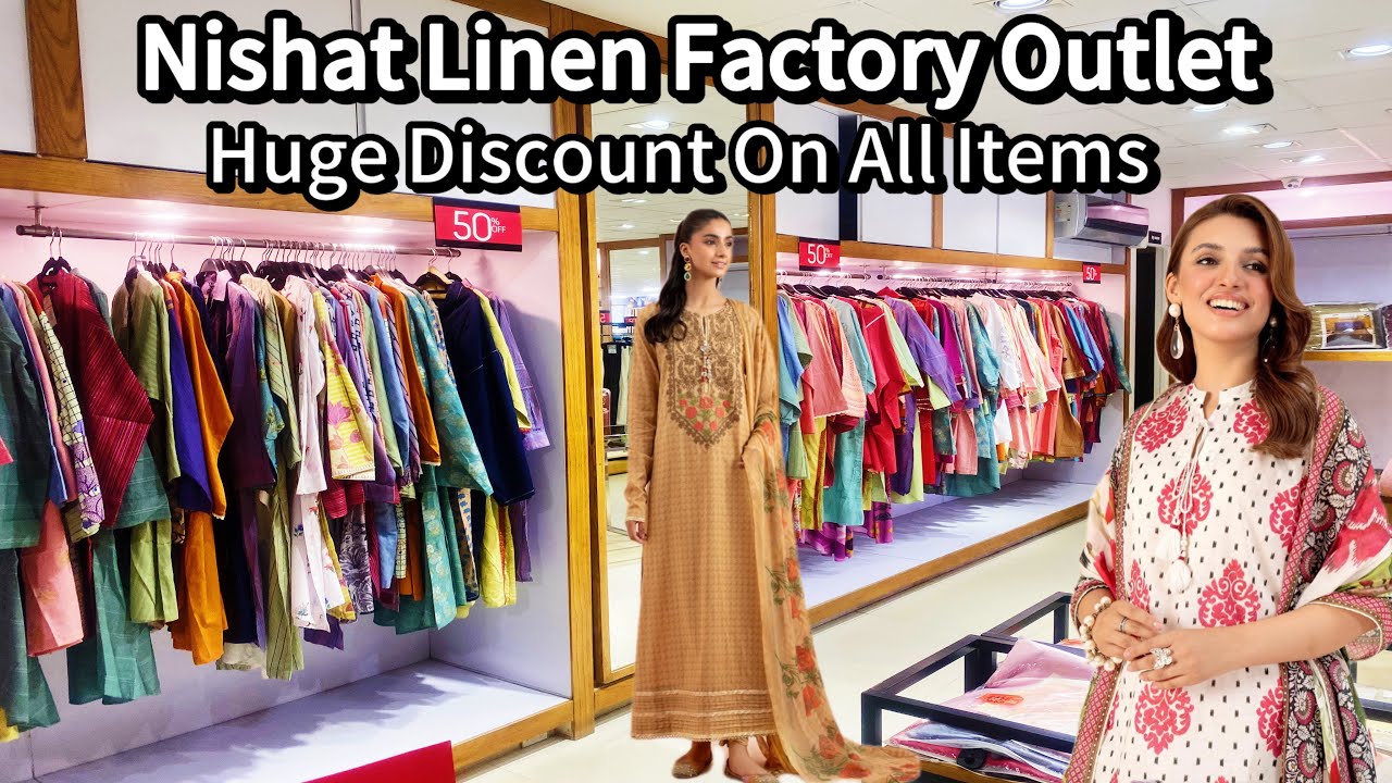 Lets Explore Nishat Linen Factory Outlet With Me|| Comparison Between Nishat and Sapphire #shopping