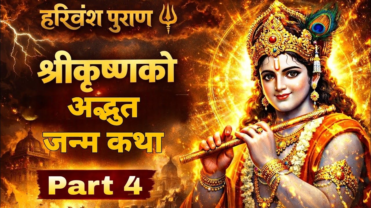 हरिवंश पुराण  भाग ४| Harivamsa Purana Episode 4| The Divine Origin of Lord Krishna #puran 