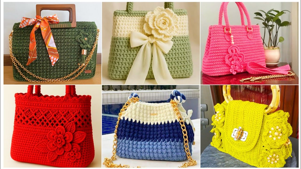 Elegant Crochet Bags Design Handmade items Crochet items #2026 #crochetart 