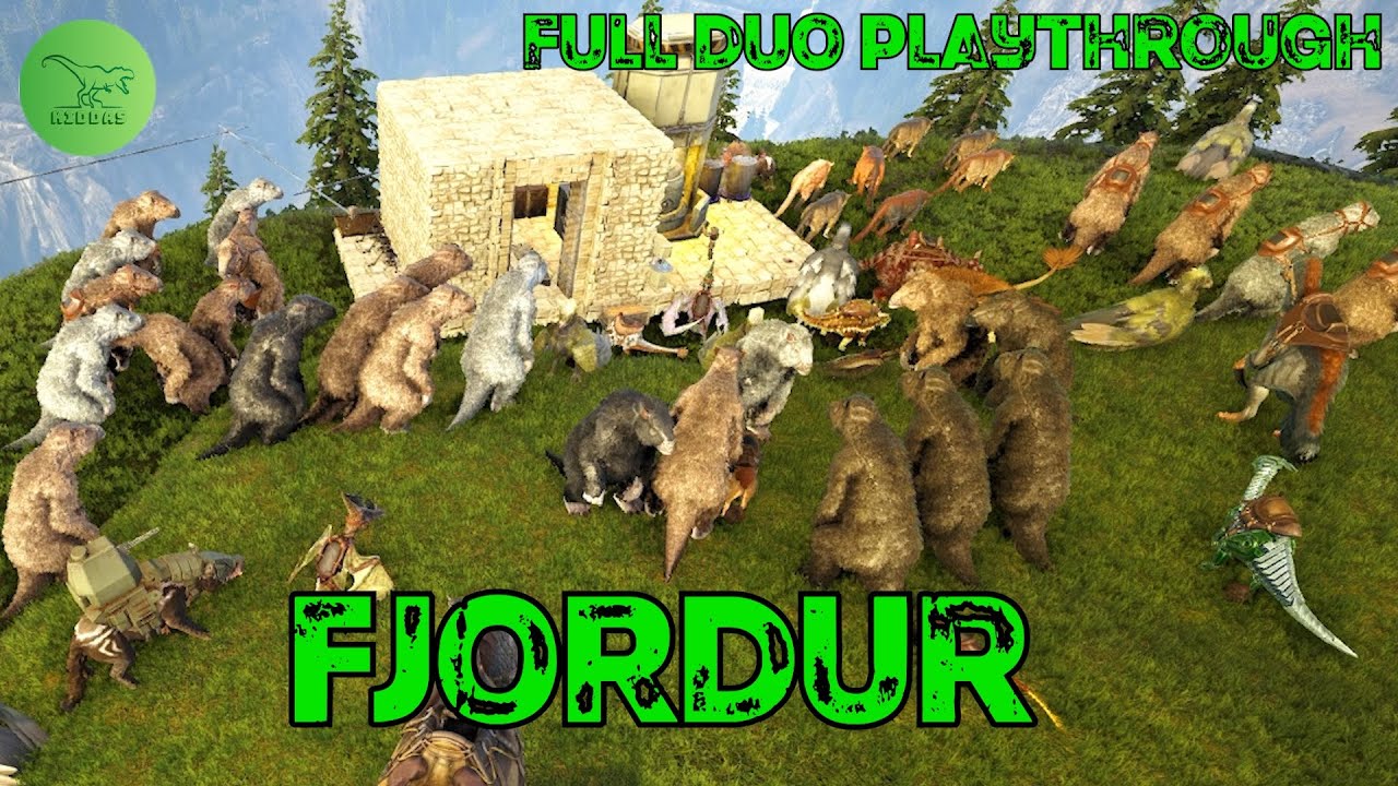 ARK Fjordur | Our First Boss Fight?! - Duos [E7]