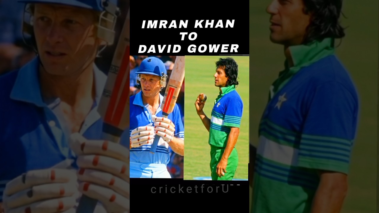 Imran Khan Stunned David Gower #cricketshorts #cricket #imrankhan