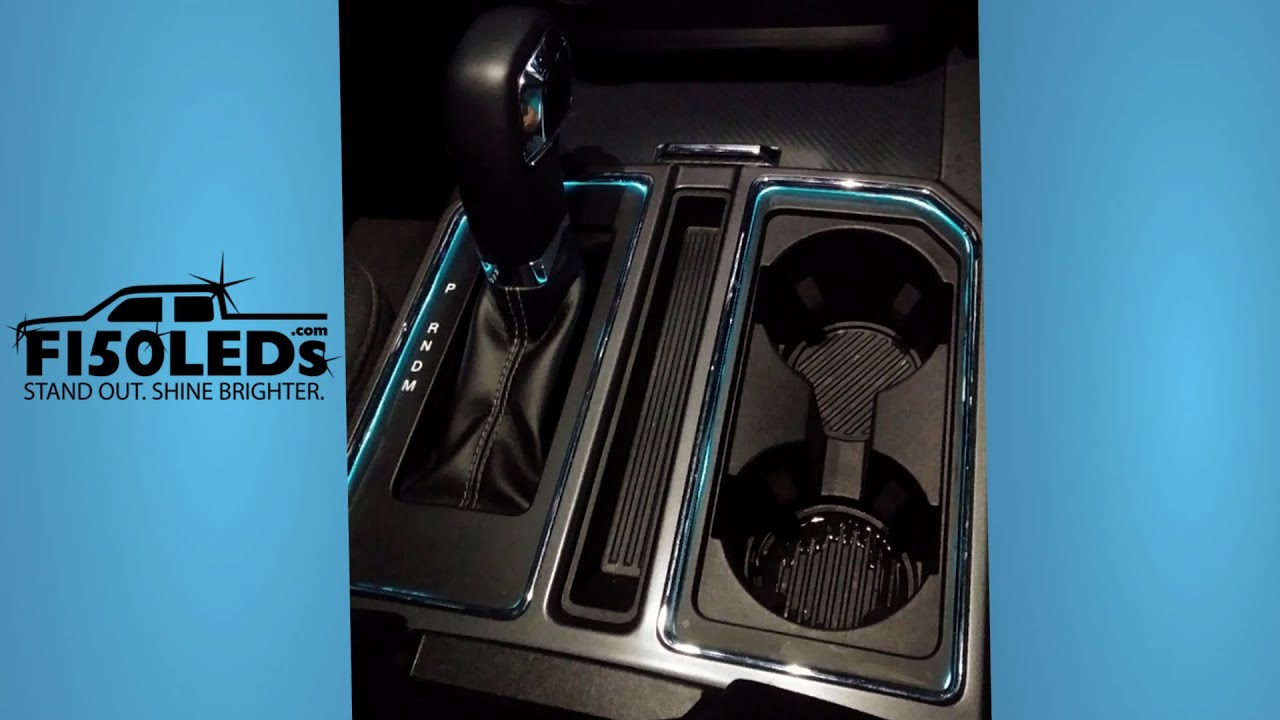 F150 LED Cup Holder Lighting Install and Tips | EL lighting.