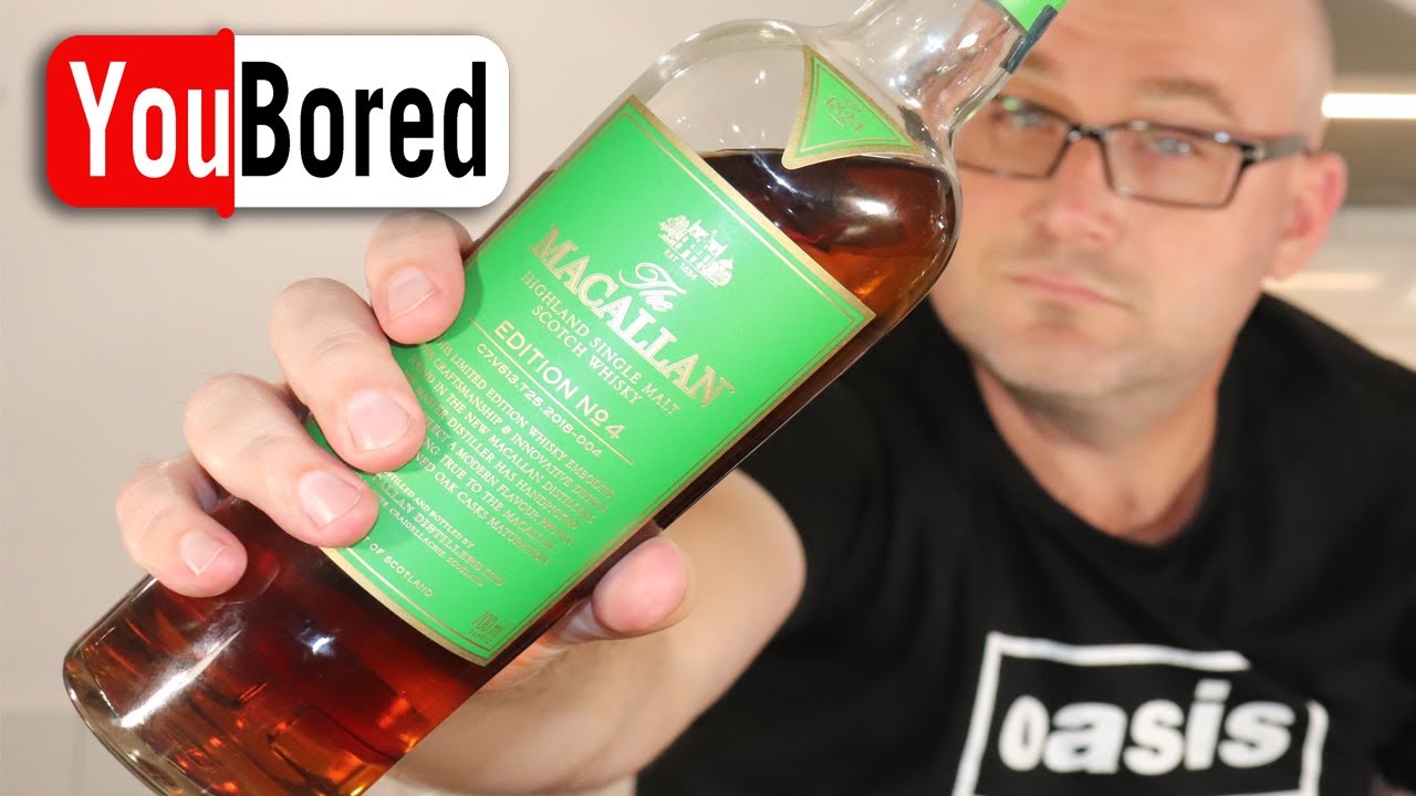 The Macallan, scotch review. Edition 4, green label. Premium whisky.