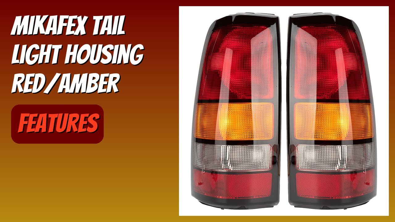 REVIEW (2026): MiKaFex Tail Light Housing Red/Amber. Features