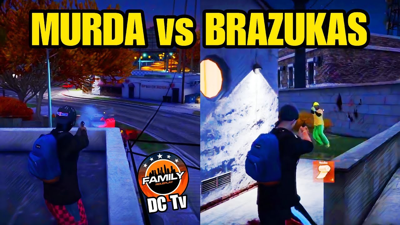 MURDA vs BRAZUKAS TIROTEO VARIAS PERSPECTIVAS Family Rp 