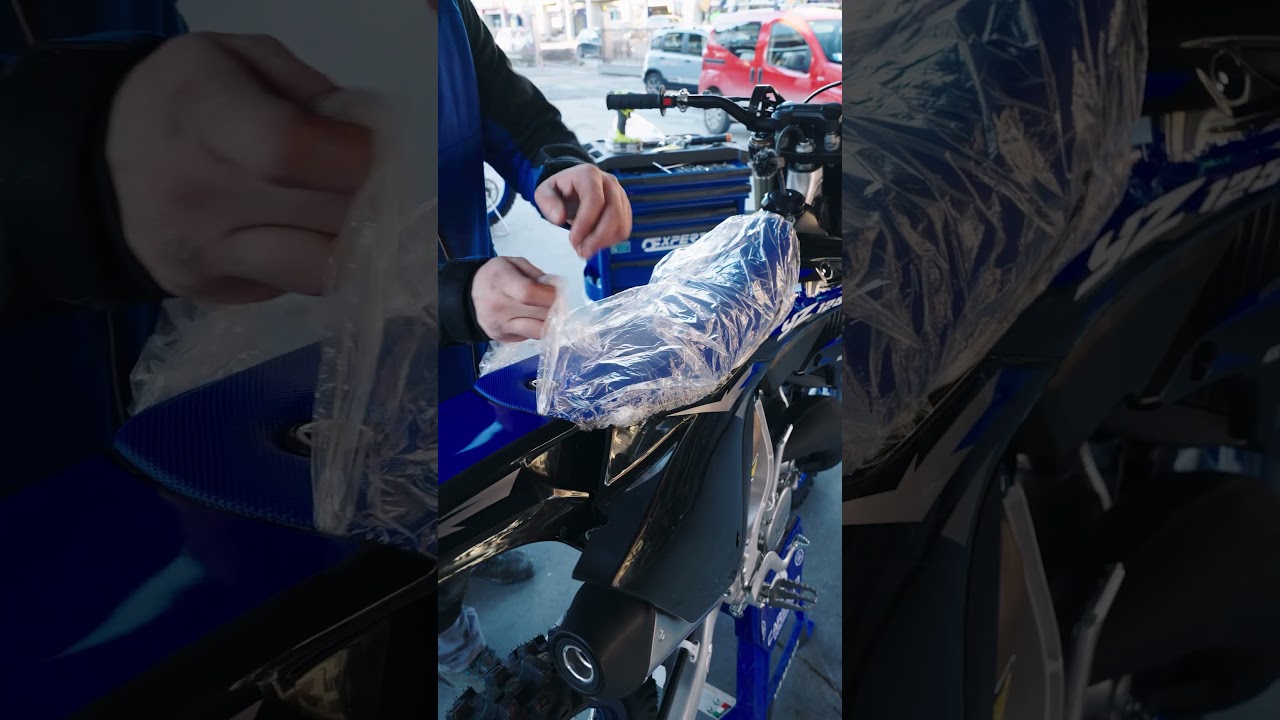 UNBOXING the NEW YZ 125 Monster Edition💙 #yamaha #yz125