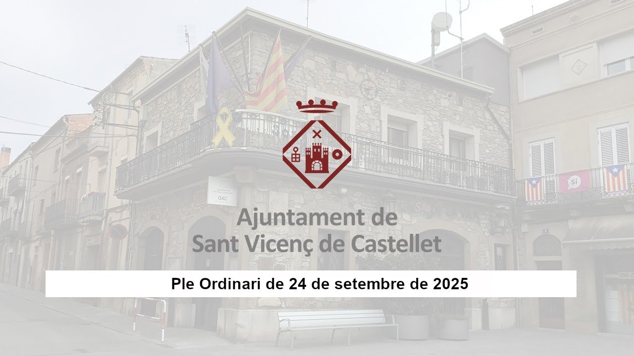 Ple Ordinari del 24 de Setembre de 2025