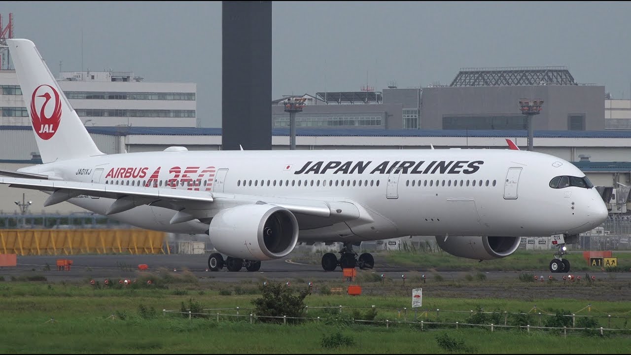 Japan Airlines Airbus A350-900 JA01XJ Takeoff from NRT 16R
