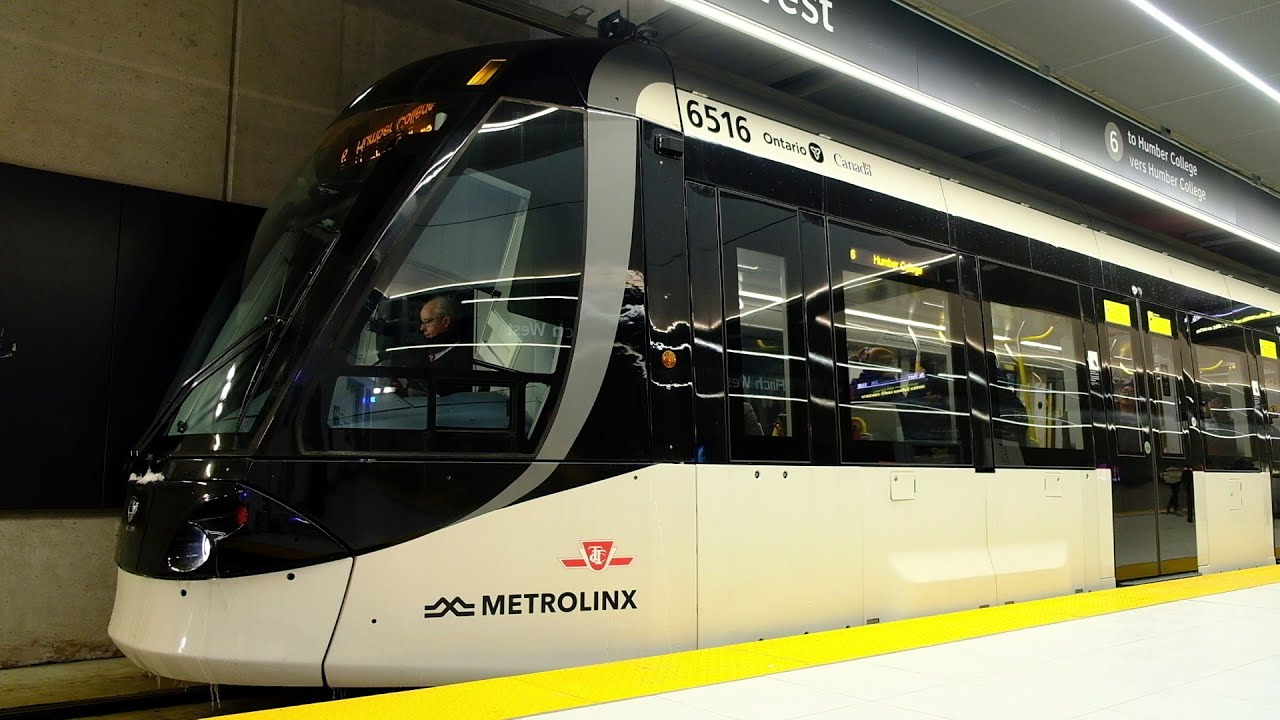 TTC Line 6 Finch West LRT First Day In Service