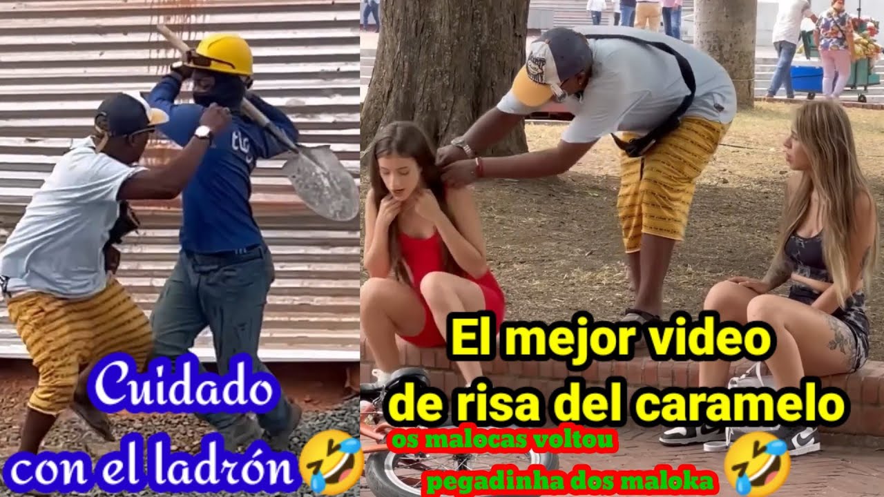 broma caramelo / pegadinha dos maloka / beware the thief prank