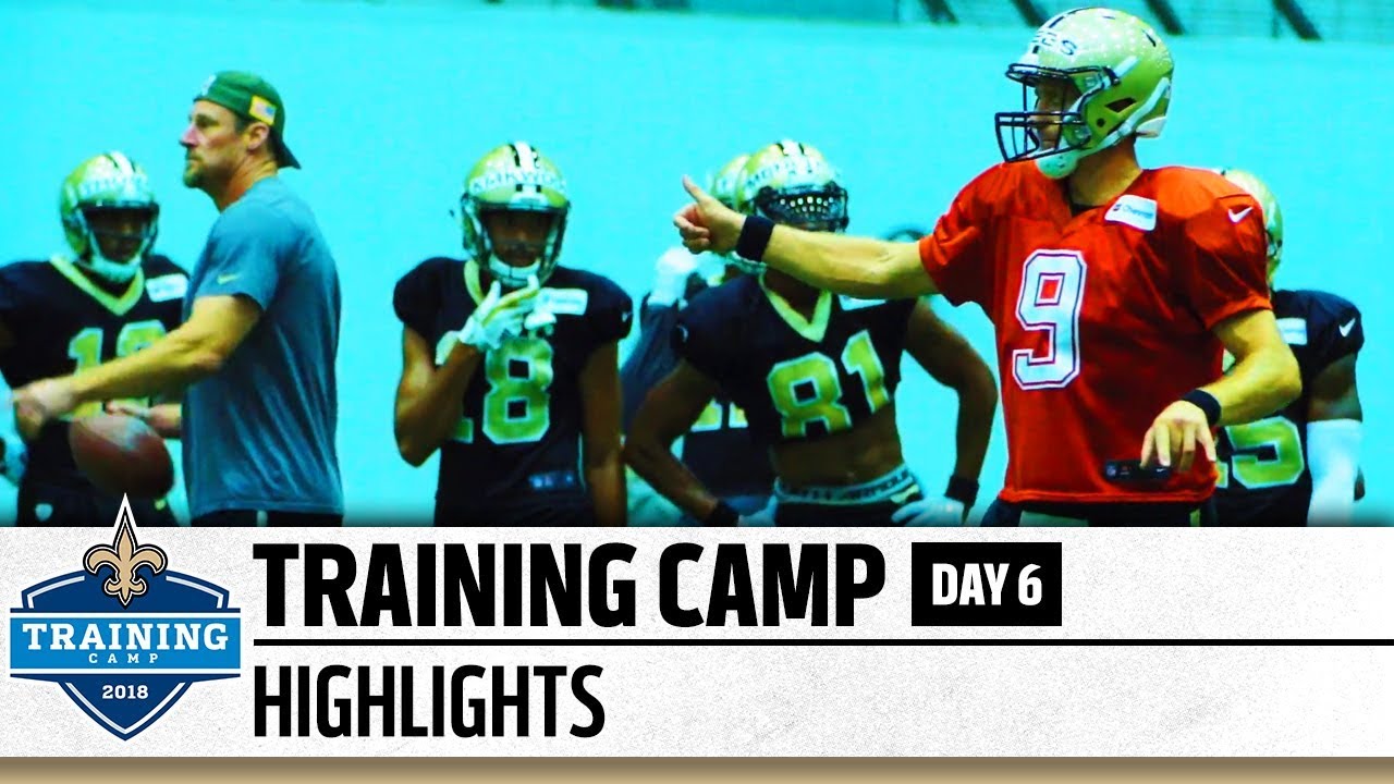 Saints Training Camp 2018 | Day 6 Highlights