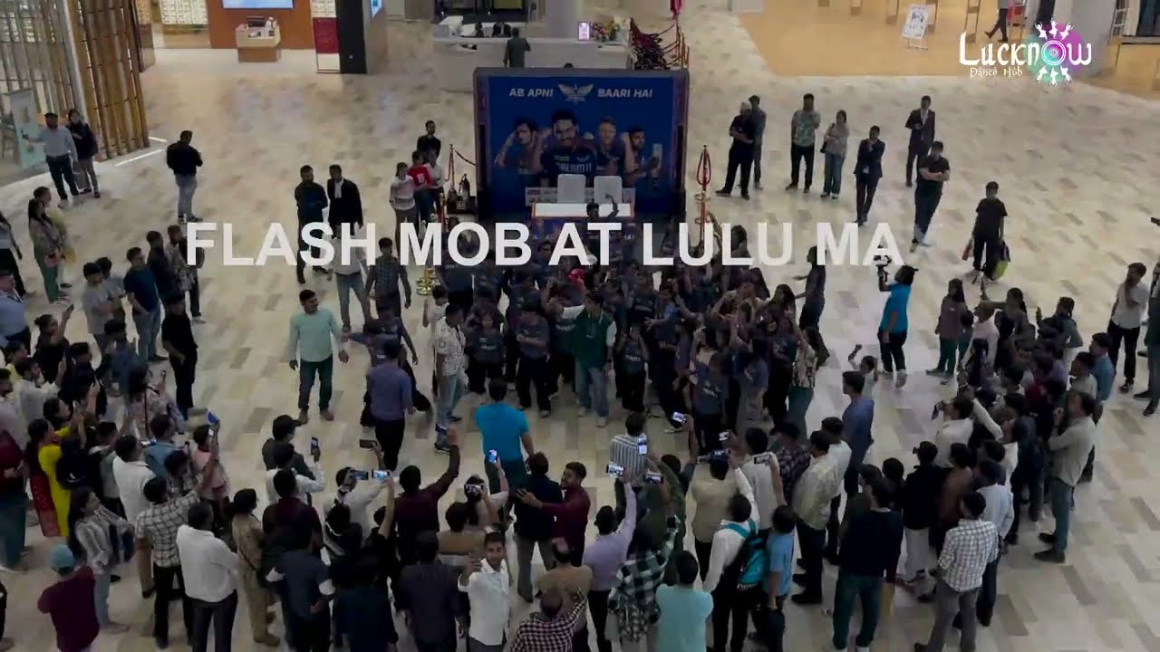 FLASH MOB AT LULU MALL | LUCKNOW SUPER GIANTS Ft LUCKNOW DANCE HUB | INDIAN PREMIER LEAGUE - IPL2025