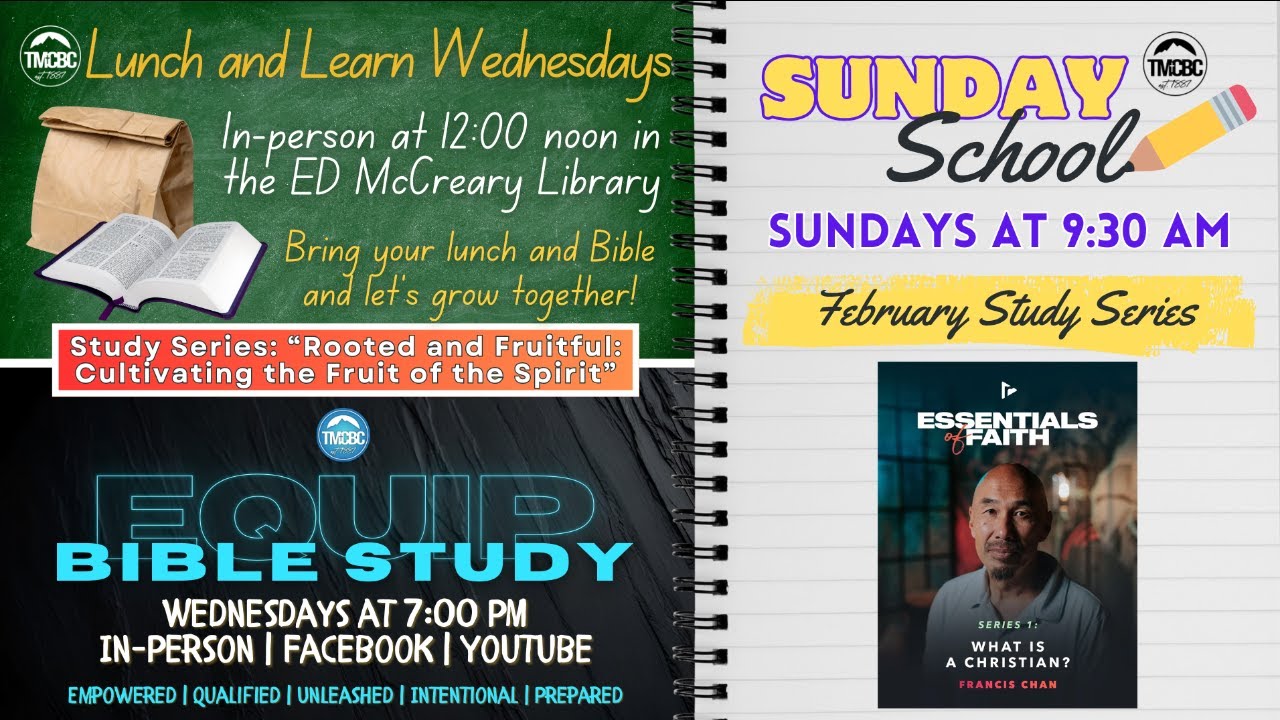 EQUIP Bible Study | Rooted and Fruitful - Week 3 (7:00 PM)