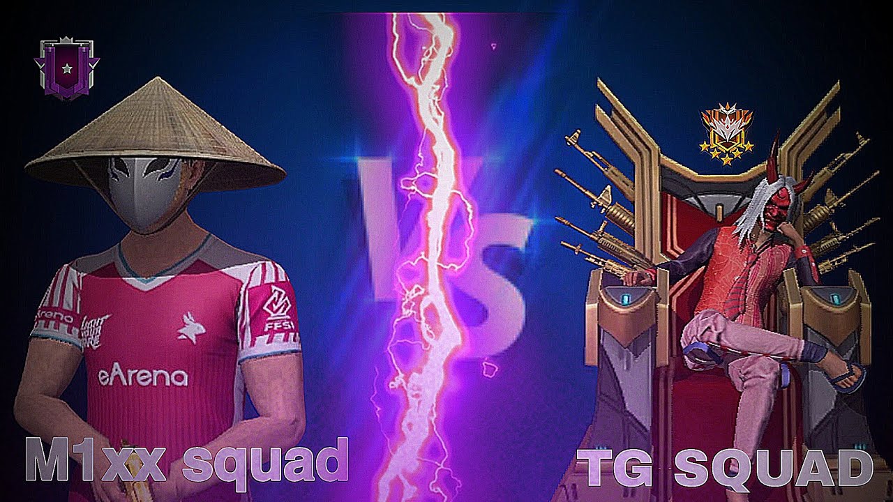 4v4 guild vs 🗿 m1xx squad vs tg brothers 😱  grandmaster players freestyle gameplay m1xx