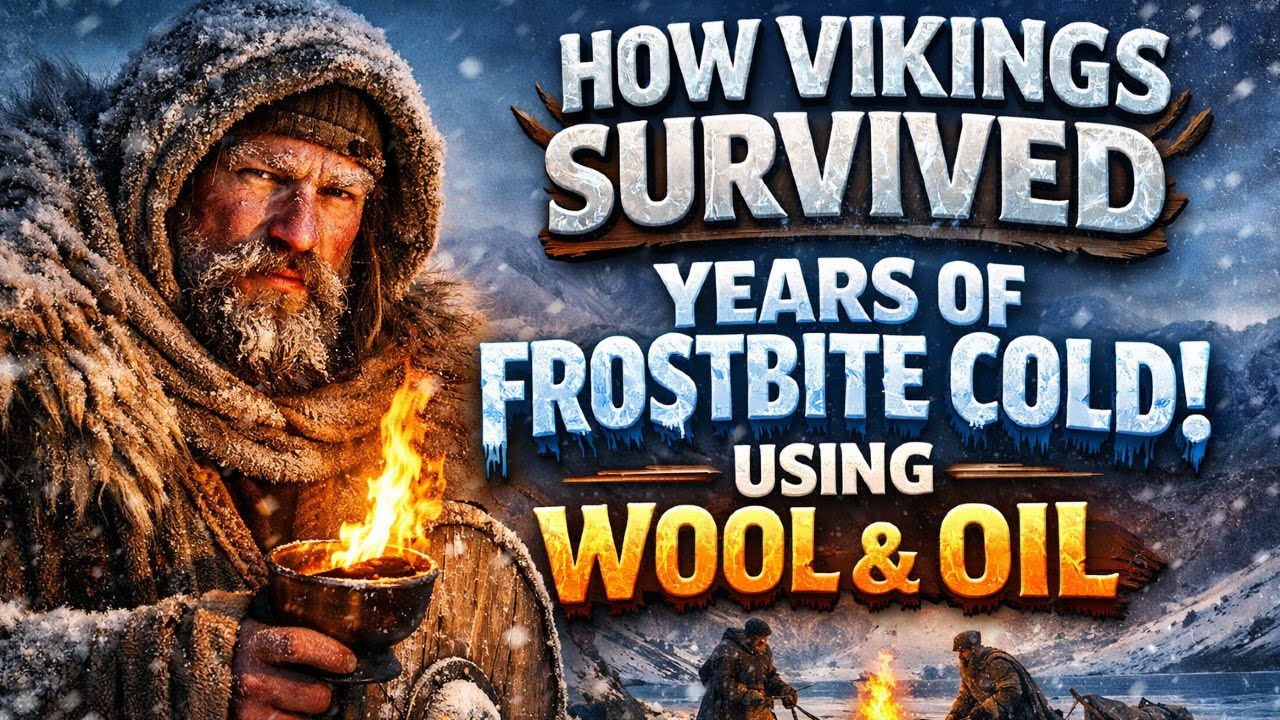 How Vikings Survived Years of Frostbite-Level Cold Using Wool & Oil