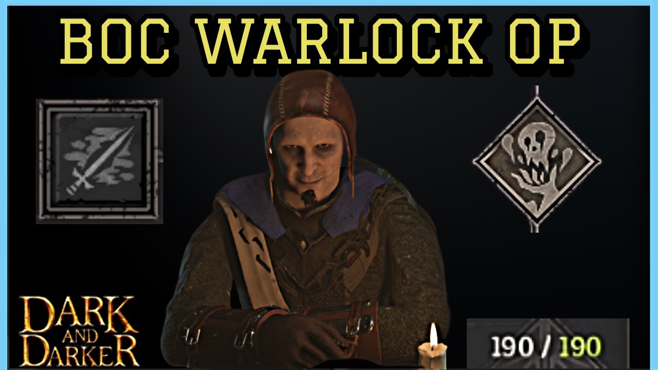 190 HP Warlock BEATS ANY CLASS (except Ranger) | Dark and Darker