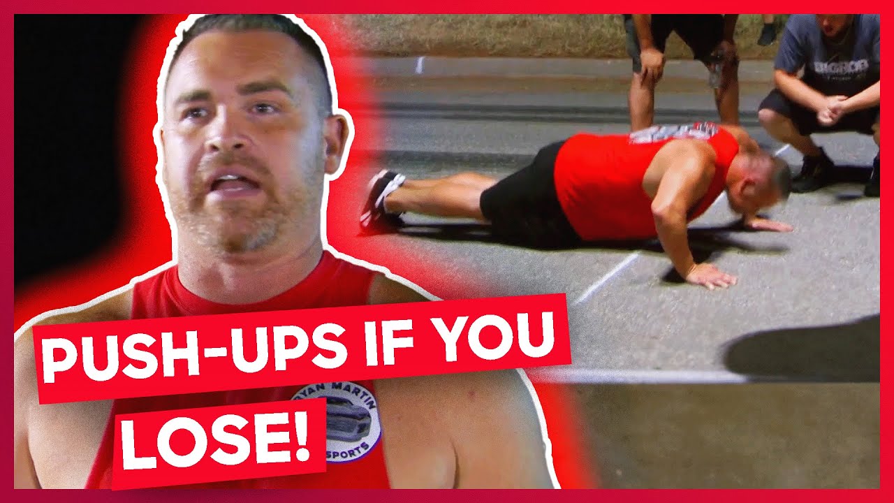 Ryan Gets Challenged To Do 50 Push-Ups If He Loses This Race! | Street Outlaws