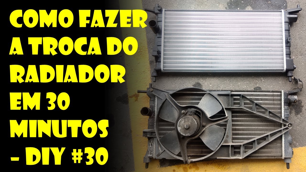 CARRO VAZANDO ÁGUA? DESCUBRA COMO TROCAR O RADIADOR EM 30 MINUTOS! É MUITO FACIL!