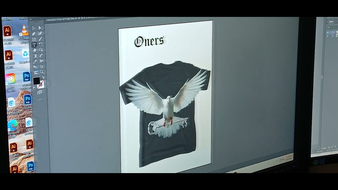 Screen Printing: A all over print design in Photoshop and Illustration.