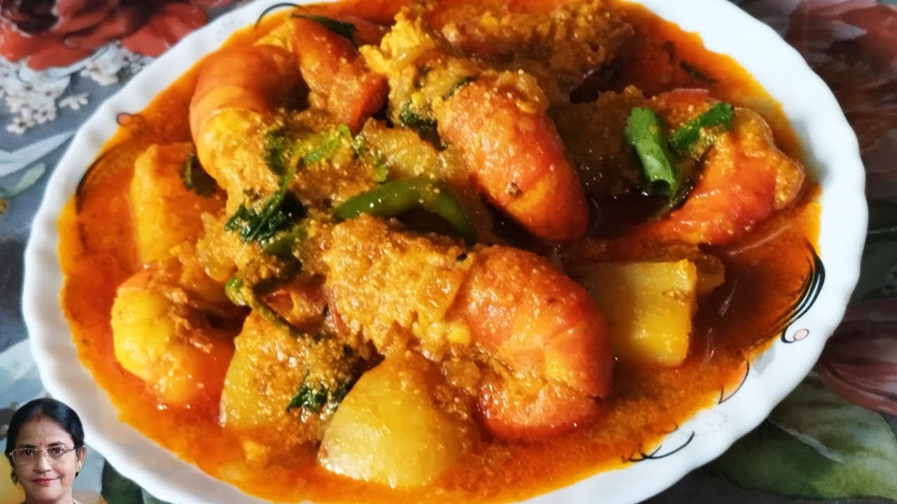 Prawn Curry Recipe। সাধারন উপকরণ দিয়ে অসাধারন স্বাদ চিংড়ি মাছ রান্না । @ Cooking House of Anima 