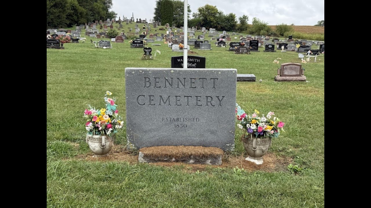 Bennett Cemetery, Rays Crossing, Shelby County, Indiana