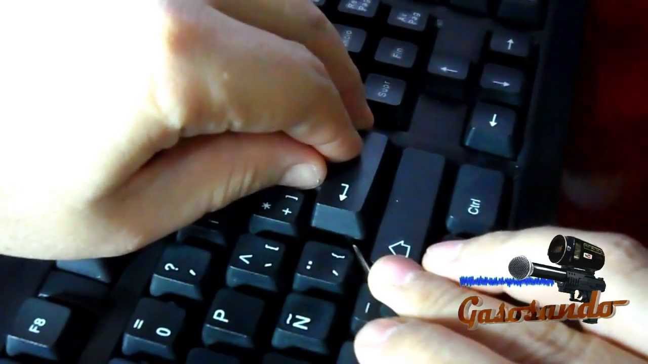 COMO PONER TECLAS ESPACIO Y ENTER EN TECLADO