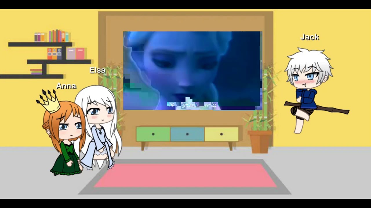 Anna, Elsa and Jack Frost reacts! ( part 2 ) ☻ ♣ ♦ ○ ♥ | Gacha Life |