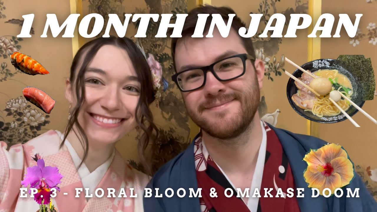 Floral Bloom & Omakase Doom | 1 Month in Japan Ep. 3 | Meiji Jingu, Culture Day, Yukata, and Asakusa