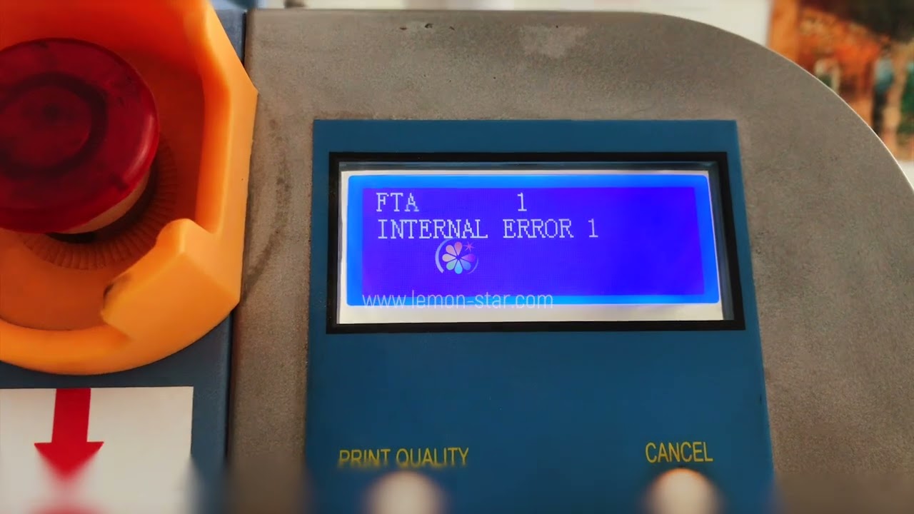 FTA 1 Internal Error 1