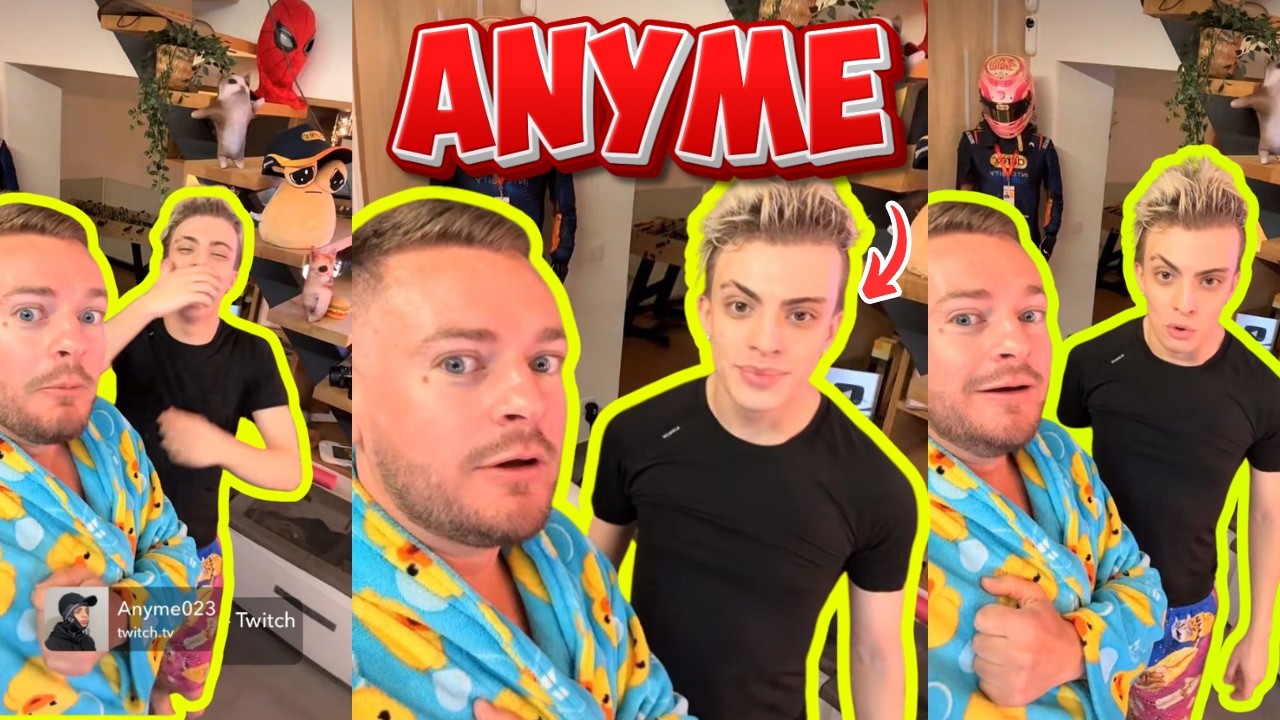 JEREMSTAR EN LIVE TWITCH AVEC ANYME DANS SON BAIN